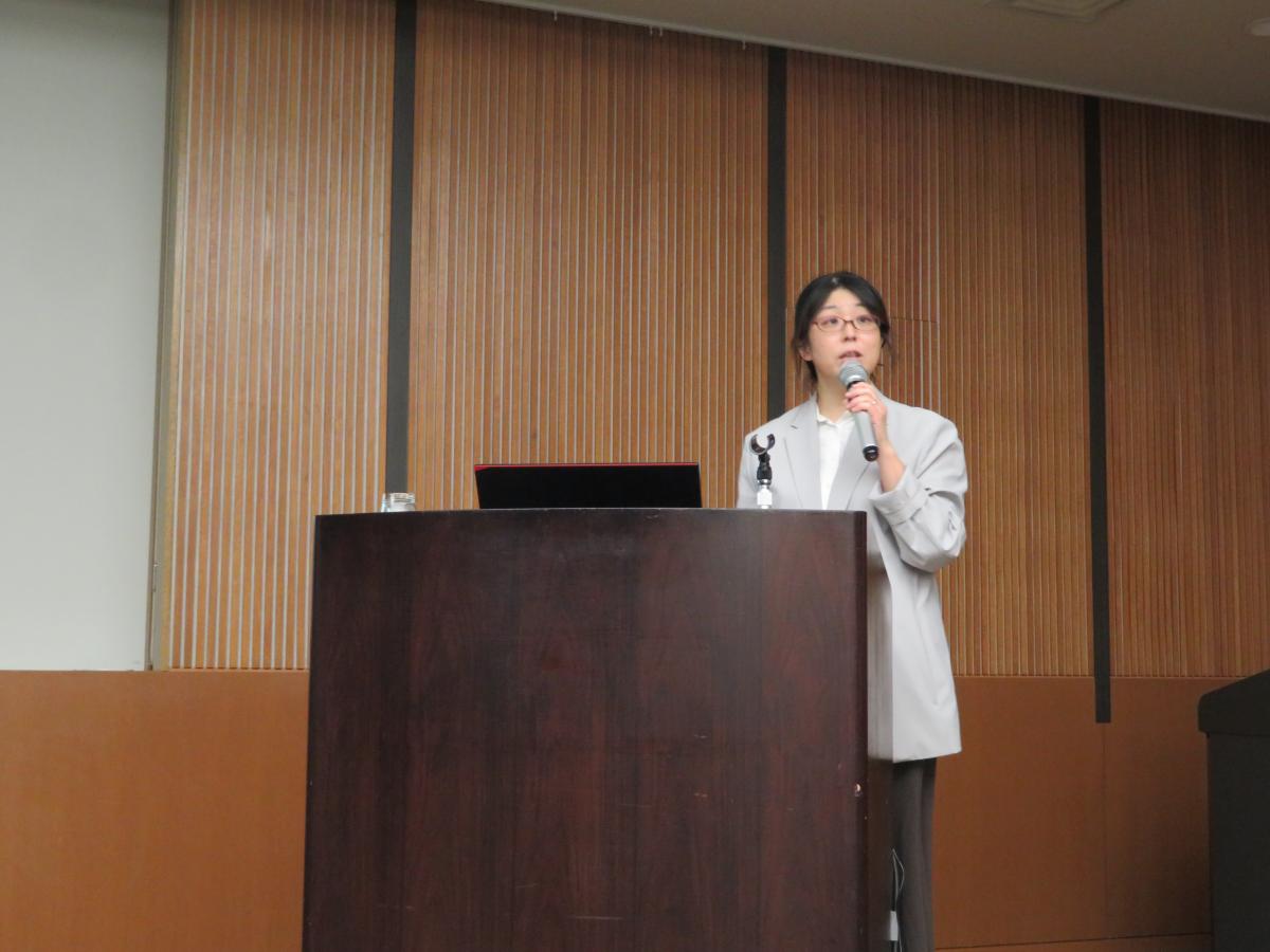 講師の長沼葉月氏