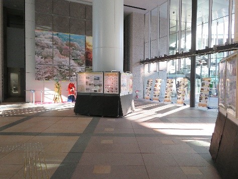 展示会場全体図（世界遺産にふれ　日本始まりの地　奈良をめぐる）