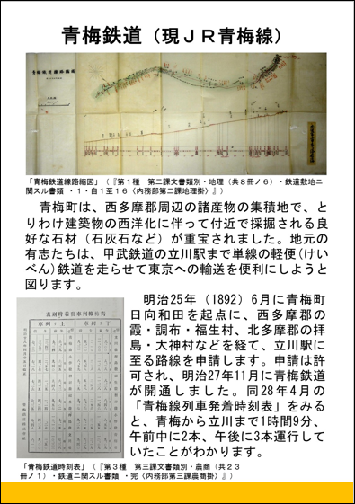 青梅鉄道（現JR青梅線）