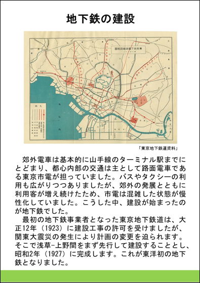 地下鉄の建設