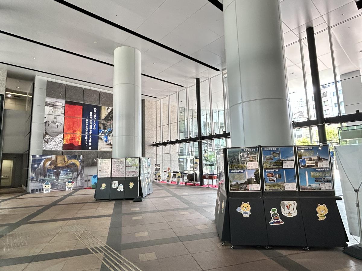 展示会場外の全体図