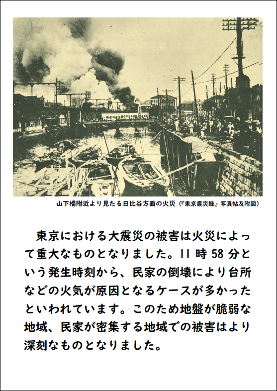 火災による被害の拡大➀
