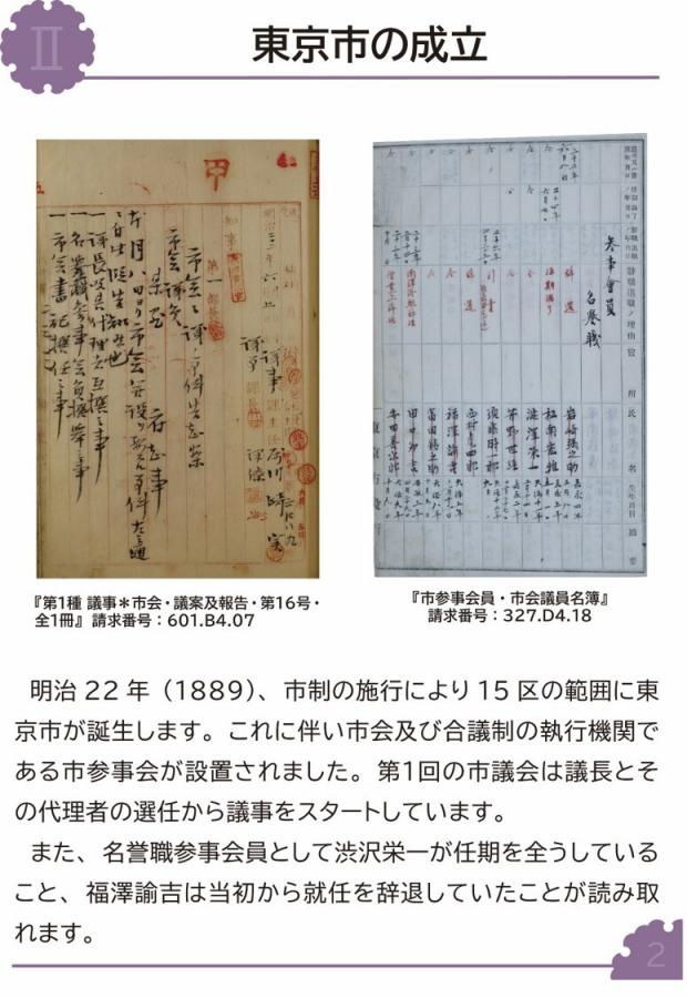 東京市の成立