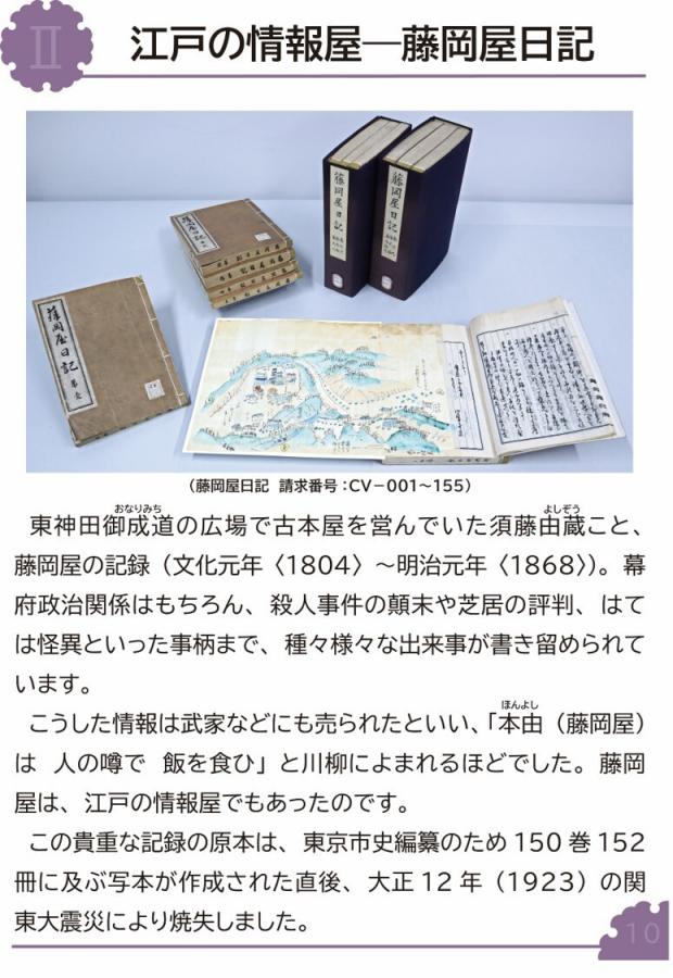 江戸の情報屋　藤岡屋日記
