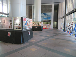 展示会場の全体図（縄文の大地　青森の魅力）