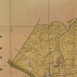 東京府南足立郡千住町 東京府北豊島郡南千住町全図 公益財団法人特別区協議会 東京府南足立郡千住町 東京府北豊島郡南千住町全図 公益財団法人特別区協議会
